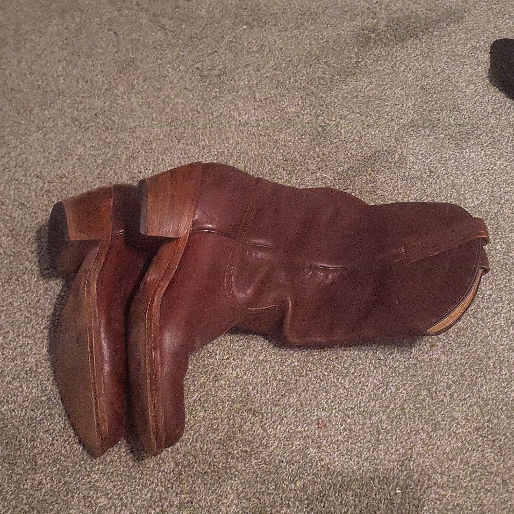 Brown Frye Cowboy Boots